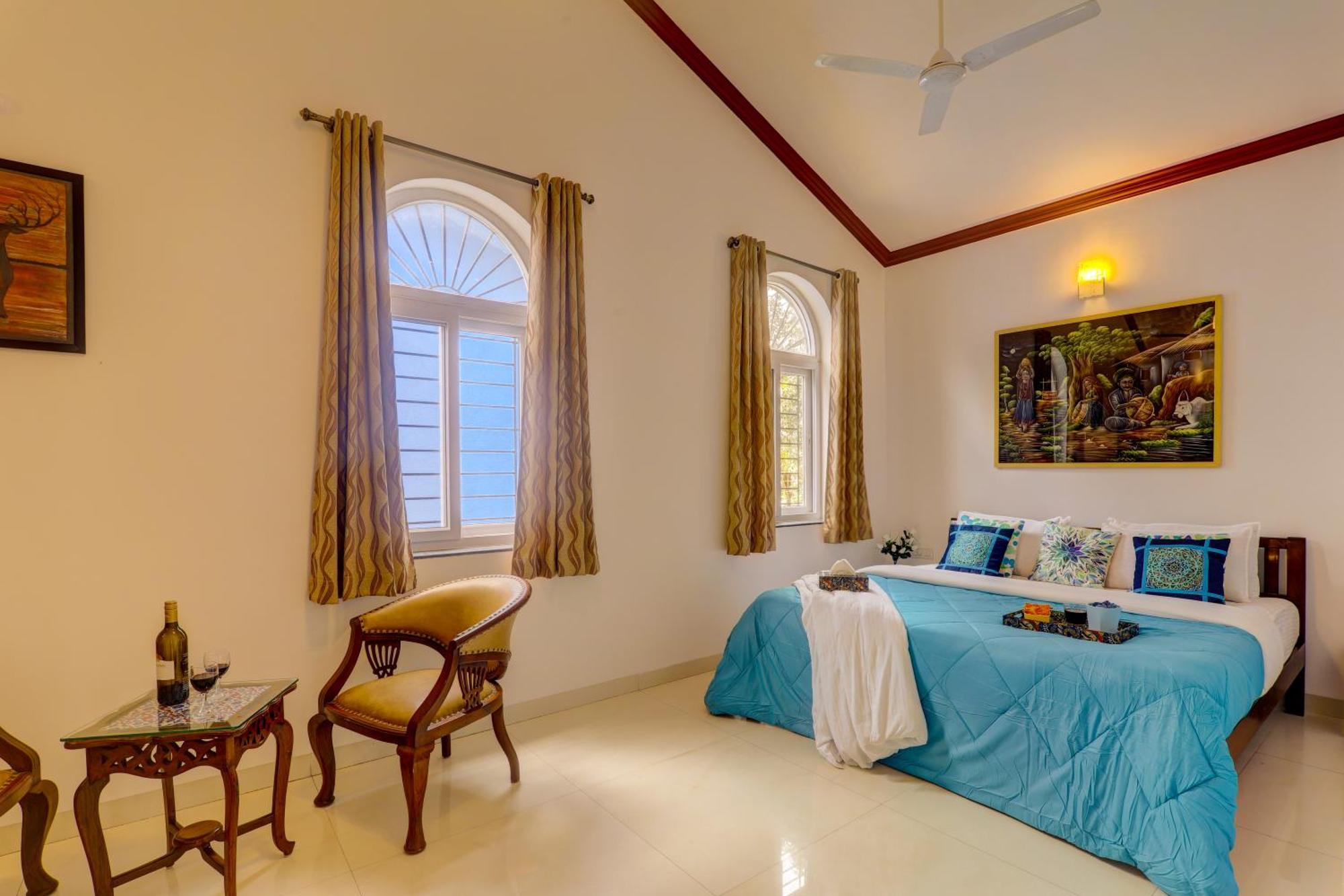 Ludo Private Pool Villa, Wifi-Caretaker-Parking, North Goa Baga Kültér fotó